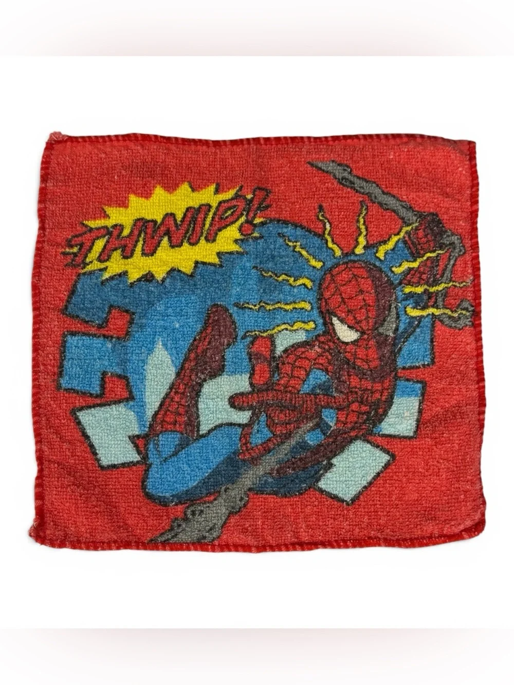 2012 DC Comics and Marvel Kids Super Heros Batman and Spiderman Wash Cloths